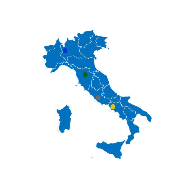 Mappa delle sedi Custodia Aurea in Italia